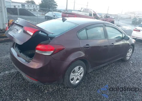 2017 Kia Forte Lx from USA, damaged, VIN 3KPFK4A73HE015862